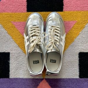 Onitsuka Tiger Silver Sneakers